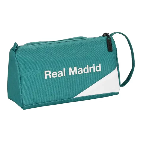 Cas scolaire Real Madrid C.F. Blanc Turquoise Vert (20 x 11 x 8,5 cm) (32 Pièces). SUPERDISCOUNT FRANCE