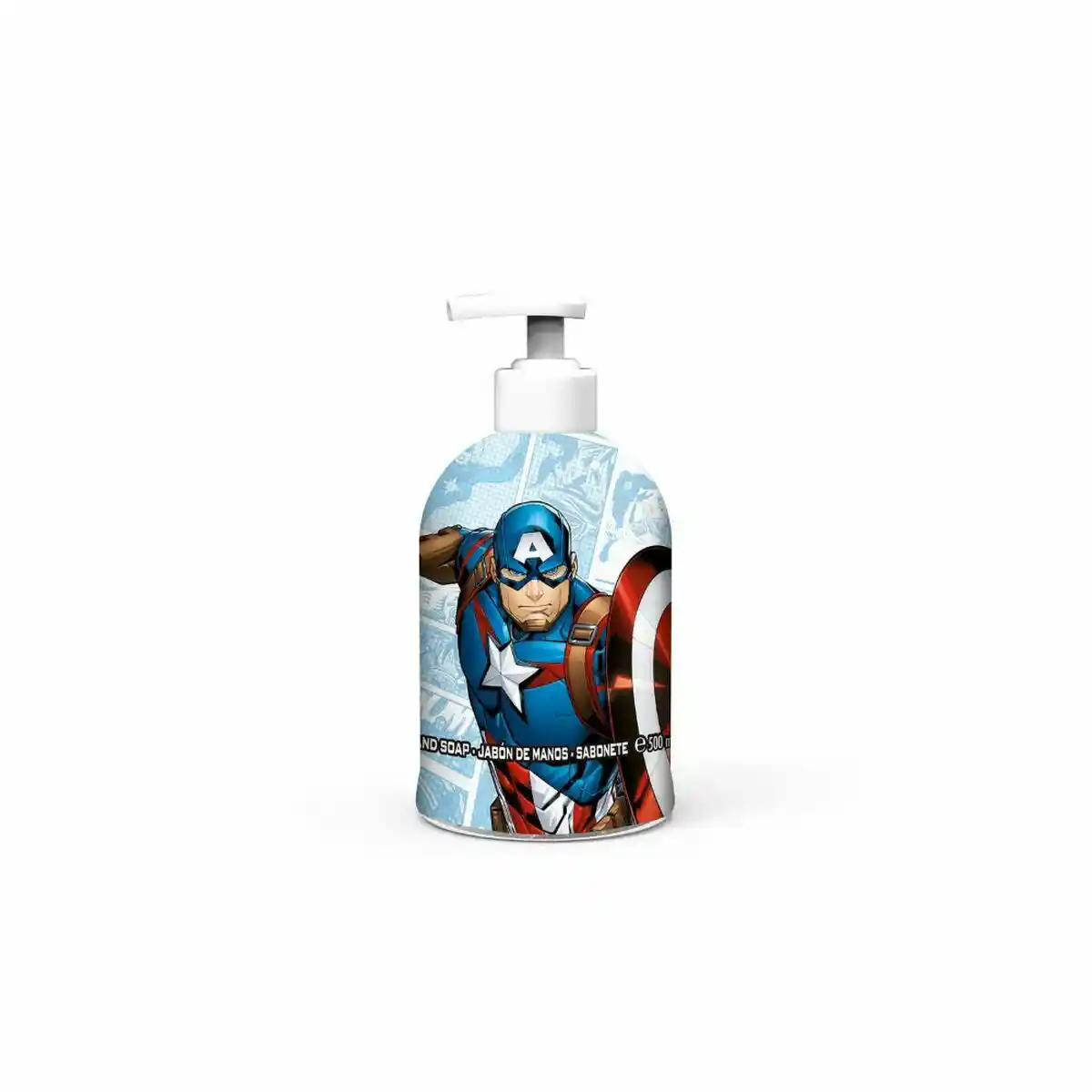 Distributeur de savon pour les mains cartoon captain america 500 ml_2524. Entrez dans DIAYTAR SENEGAL - Où Chaque Détail Compte. Explorez notre boutique en ligne pour trouver des produits de haute qualité, soigneusement choisis pour répondre à vos besoins et vos désirs.