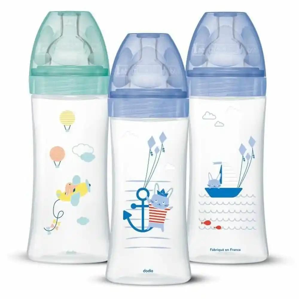 Ensemble de biberons Dodie 3700763508917 3 uds (330 ml). SUPERDISCOUNT FRANCE