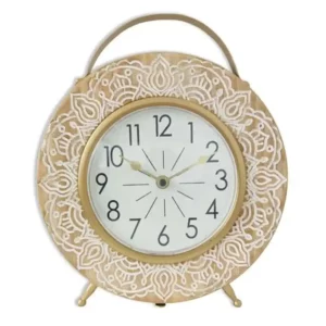 Horloge de table versa mandala bois mdf 8 5 x 25 5 x 29 5 cm_2714. DIAYTAR SENEGAL - Votre Source de Découvertes Shopping. Découvrez des trésors dans notre boutique en ligne, allant des articles artisanaux aux innovations modernes.