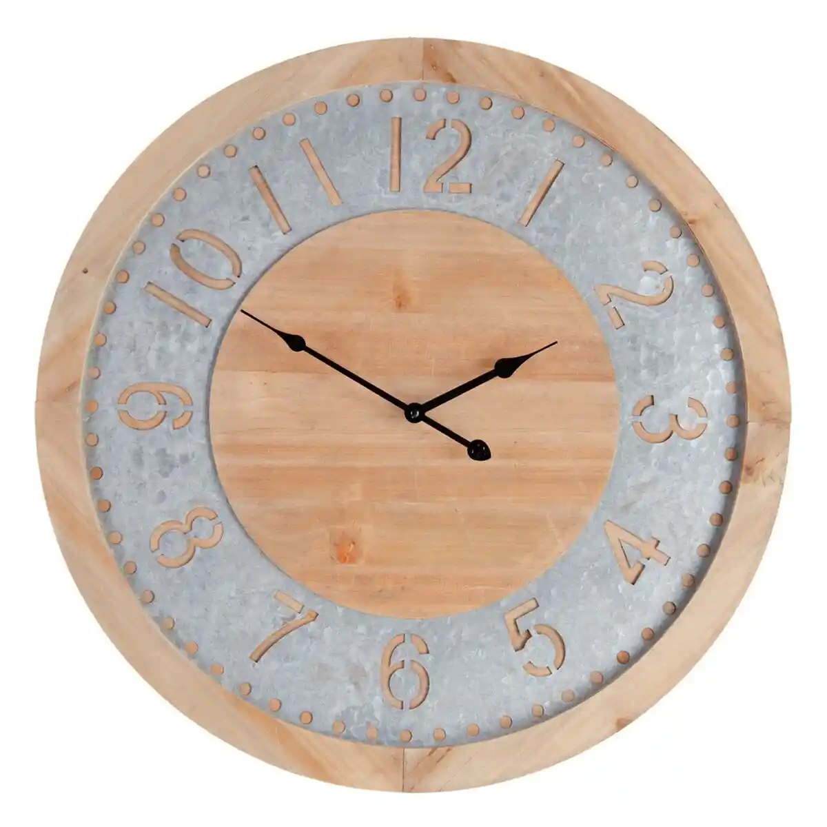 Horloge murale bois de sapin naturel 60 x 4 5 x 60 cm_2248. Entrez dans l'Univers de DIAYTAR SENEGAL - Où Chaque Produit a son Éclat Unique. Explorez notre gamme variée et choisissez des articles qui illuminent votre quotidien.