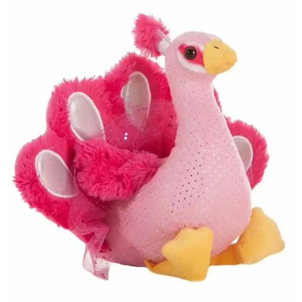 Peluche Paon 20 cm. SUPERDISCOUNT FRANCE