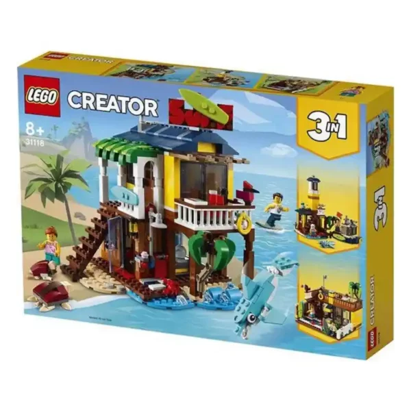 Playset Creator Surfers House sur la plage Lego 31118 3-en-1. SUPERDISCOUNT FRANCE