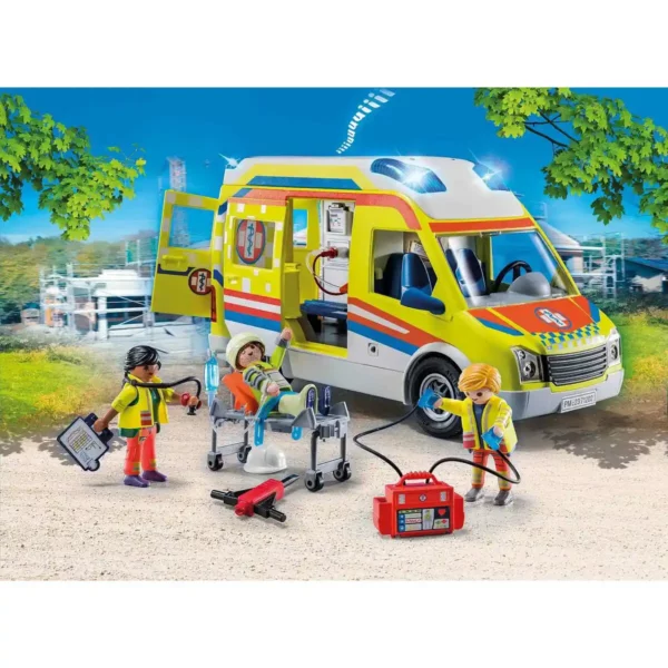Playset Playmobil 71202 City Life Ambulance 67 pièces. SUPERDISCOUNT FRANCE