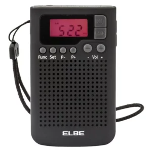 Radio transistor ELBE AM/FM Noir. SUPERDISCOUNT FRANCE