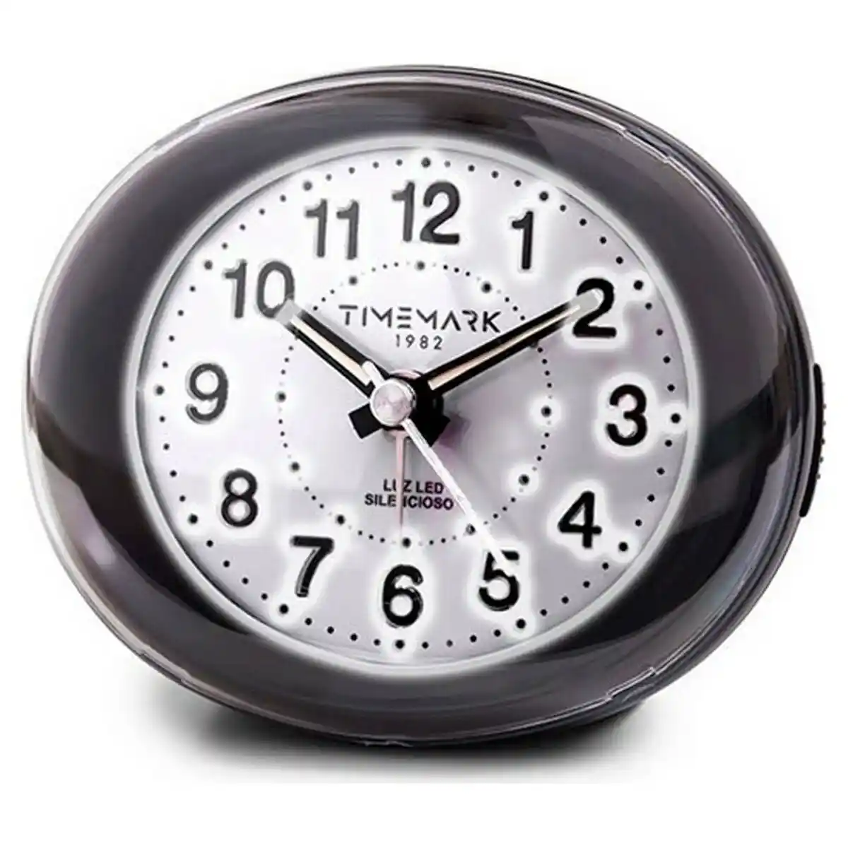 Reveil analogique timemark noir 9 x 9 x 5 5 cm _4755. DIAYTAR SENEGAL - Où le Shopping Devient une Aventure Culturelle. Plongez dans notre univers de produits qui célèbrent l'héritage et l'artisanat du Sénégal.