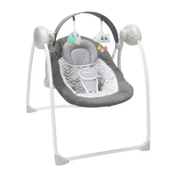 Rocking Chair Badabulle Comfort Swing Gris Blanc. SUPERDISCOUNT FRANCE