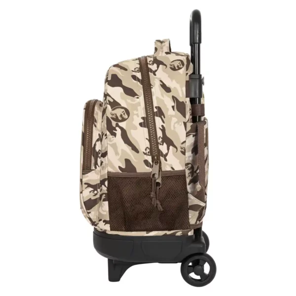 Sac à dos scolaire à roulettes Jurassic World Dominion Marron (33 x 45 x 22 cm). SUPERDISCOUNT FRANCE