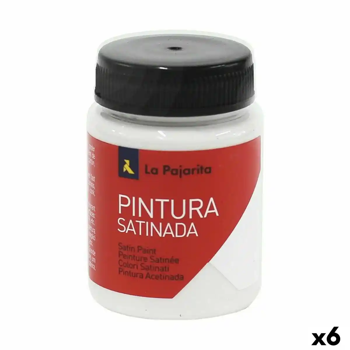 Tempera La Pajarita L-21 Blanc Satiné École (35 ml) (6 Unités). SUPERDISCOUNT FRANCE