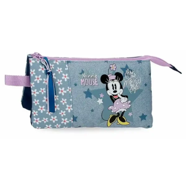 Triple Cabas Joumma Minnie Mouse Style Bleu (22 x 12 x 5 cm). SUPERDISCOUNT FRANCE