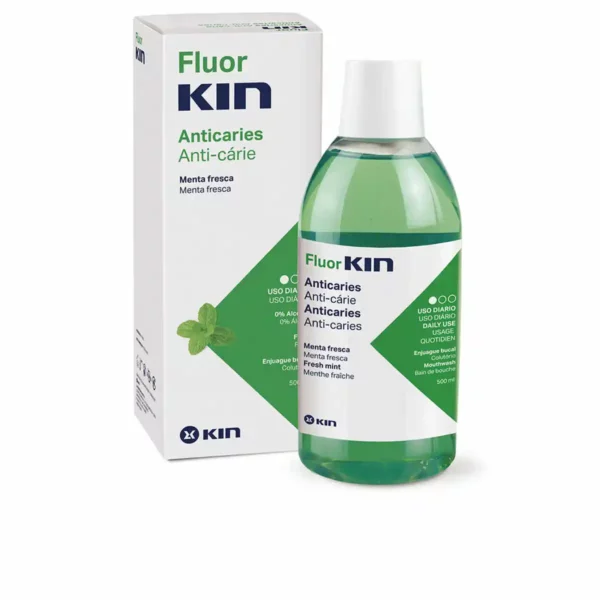 Bain de bouche kin fluorkin menthe anti caries 500 ml_1858. DIAYTAR SENEGAL - Votre Destination Shopping de Confiance. Naviguez à travers notre boutique en ligne et profitez d'une sélection soigneusement choisie de produits qui répondent à toutes vos exigences.