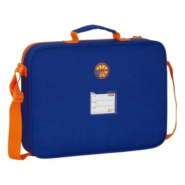 Cartable Valencia Basket Bleu Orange (38 x 28 x 6 cm). SUPERDISCOUNT FRANCE