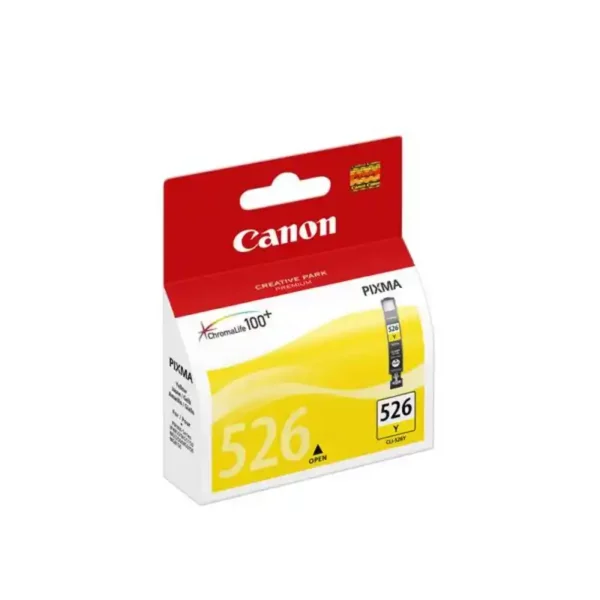 Cartouche d'encre d'origine Canon CLI-526Y Jaune. SUPERDISCOUNT FRANCE