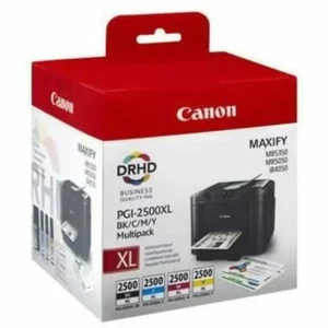 Cartouche d'encre d'origine (pack de 4) Canon 2500XL MAXIFY iB4050 XL Multicolore. SUPERDISCOUNT FRANCE