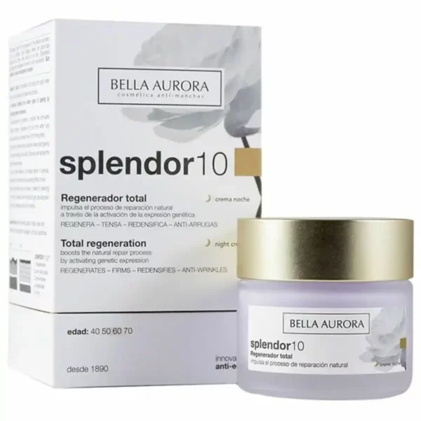 Creme de nuit splendor 10 bella aurora 50 ml _4244. DIAYTAR SENEGAL - Où Chaque Produit est une Histoire à Raconter. Découvrez notre sélection de produits qui vous permettent de créer votre propre récit à travers vos achats.