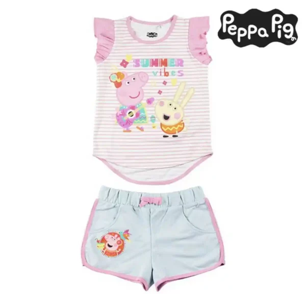 Ensemble de vetements peppa pig rose_5864. DIAYTAR SENEGAL - Là où Chaque Produit Est une Trouvaille. Explorez notre sélection minutieuse et découvrez des articles qui correspondent à votre style de vie et à vos aspirations.