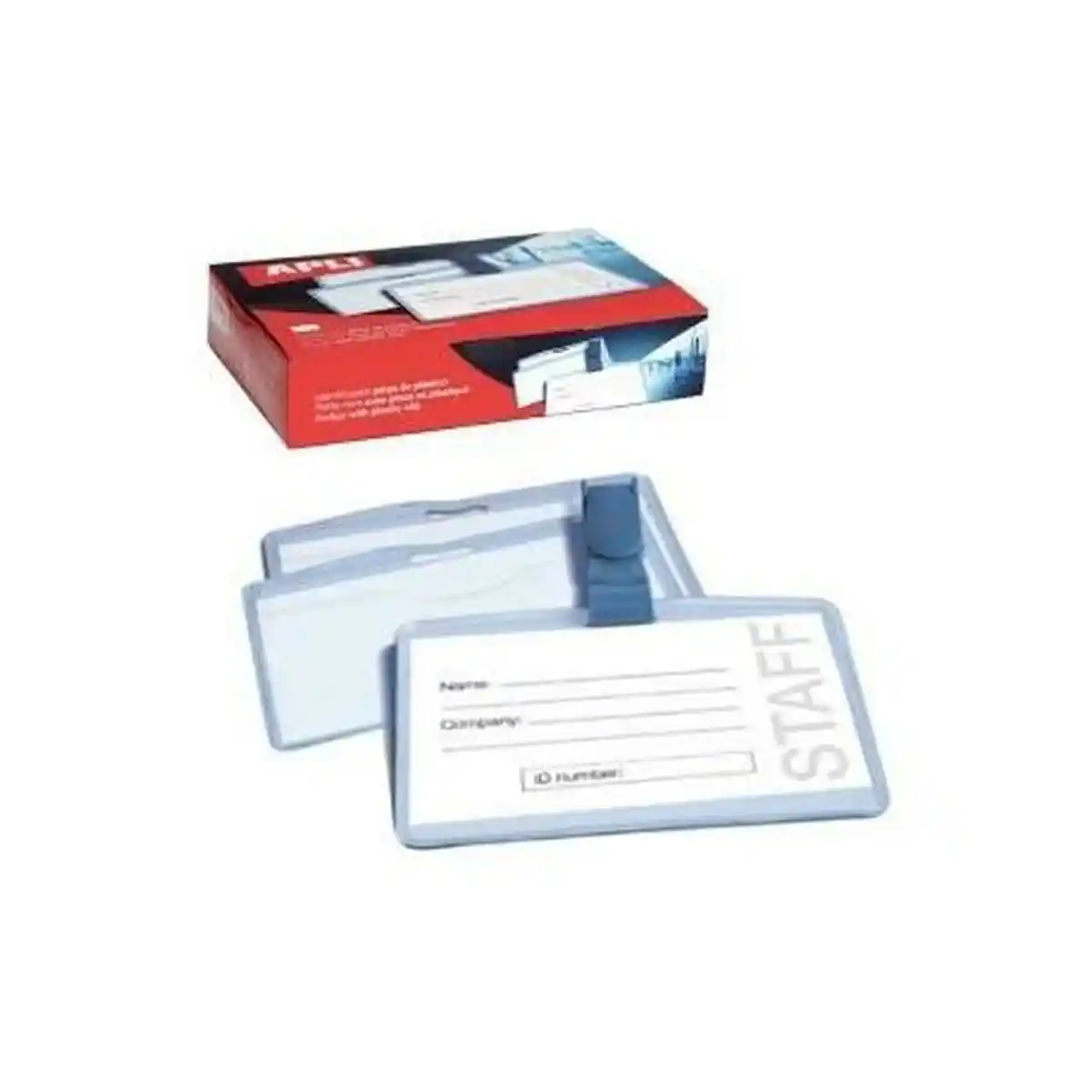 Etui Carte d'Identité Apli 90 x 56 mm Plastique Transparent (25 Unités). SUPERDISCOUNT FRANCE