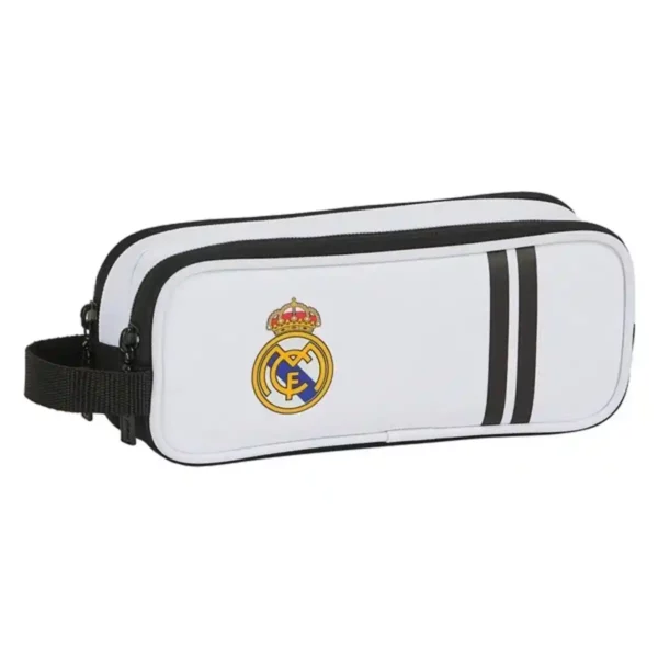 Fourre-tout Real Madrid C.F. M513 Noir Blanc (21 x 8 x 6 cm). SUPERDISCOUNT FRANCE