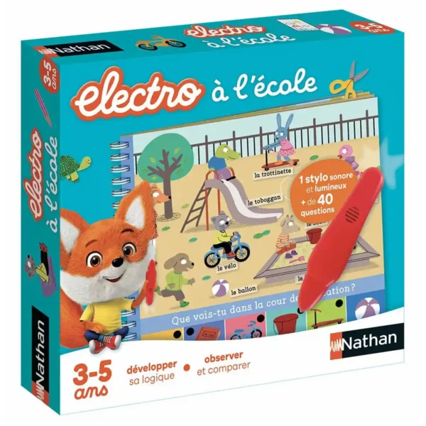 Jeu de société Nathan Electro School (FR). SUPERDISCOUNT FRANCE