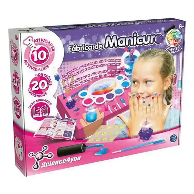 Kit manucure Crea tus Esmaltes Science4you 80002646. SUPERDISCOUNT FRANCE