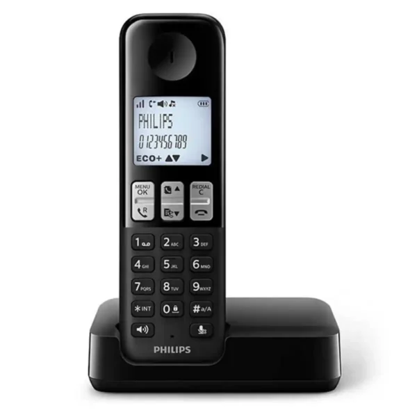 Téléphone sans fil Philips D2501B/34 DECT Noir. SUPERDISCOUNT FRANCE