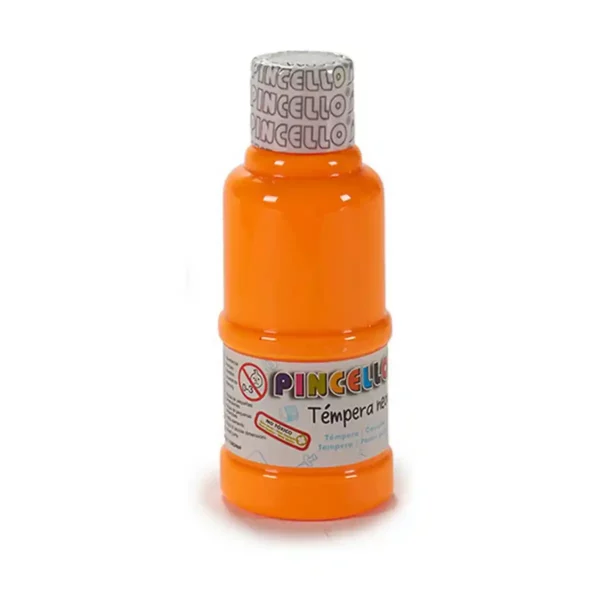 Tempera Neon Orange 120 ml (12 Unités). SUPERDISCOUNT FRANCE