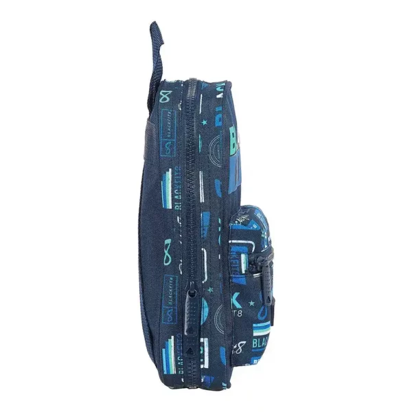 Trousse sac à dos BlackFit8 Retro bleu marine (33 pièces). SUPERDISCOUNT FRANCE