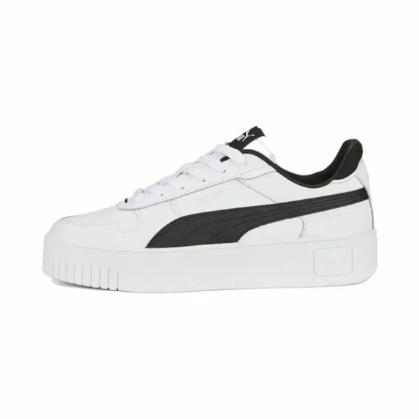 Baskets de sport pour femme Puma Carina Street Blanc. SUPERDISCOUNT FRANCE