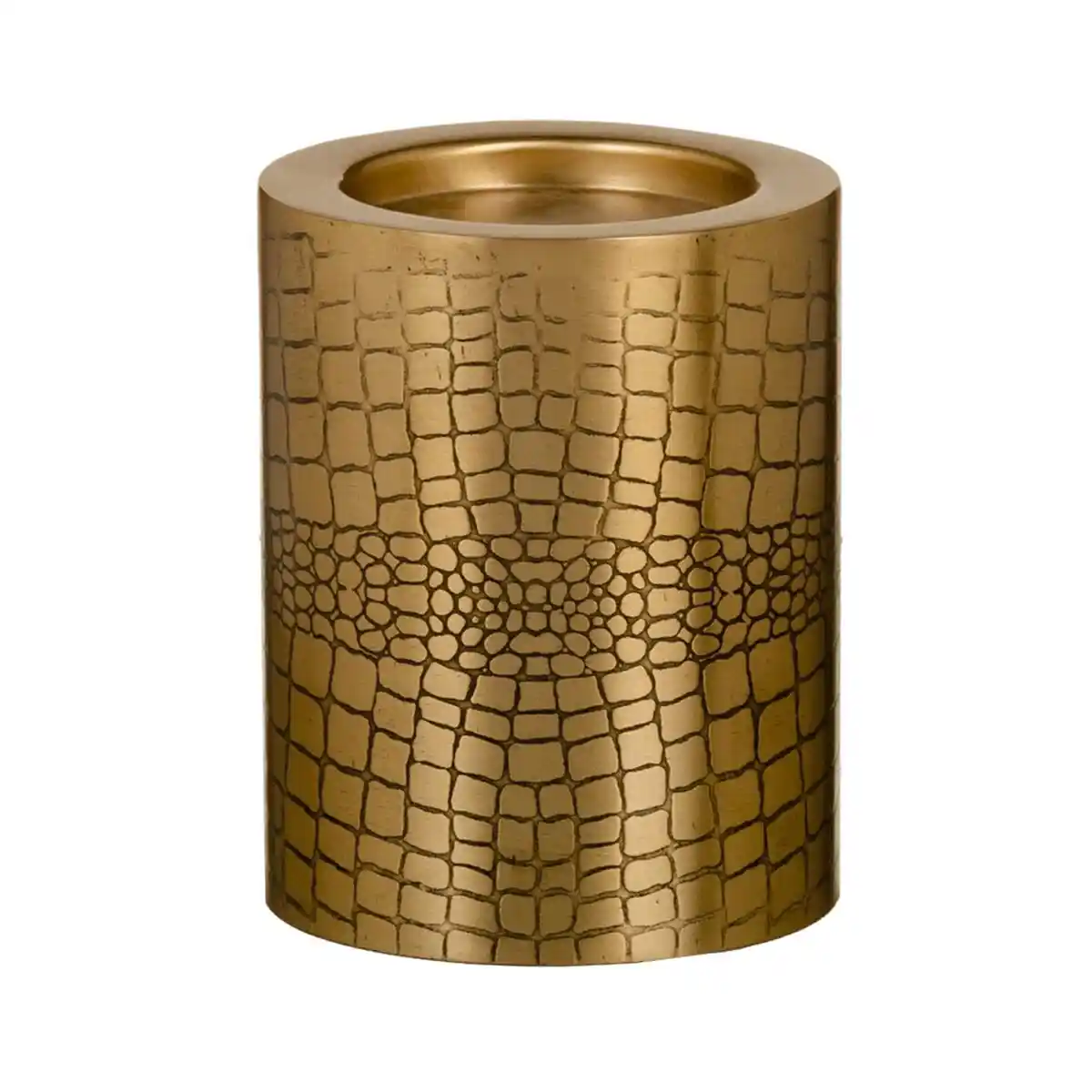 Bougeoir metal dore 12 x 12 x 15 cm_2254. DIAYTAR SENEGAL - Là où Chaque Produit Évoque une Émotion. Parcourez notre catalogue et choisissez des articles qui vous touchent et qui enrichissent votre expérience.