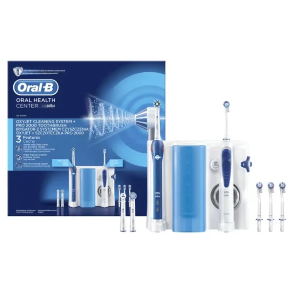 Brosse à dents électrique + irrigateur buccal Oral-B 4210201196655 Bleu. SUPERDISCOUNT FRANCE