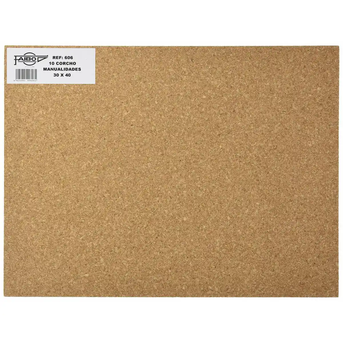 Matériaux pour l'artisanat Faibo Liège 30 x 40 cm (10Unités). SUPERDISCOUNT FRANCE