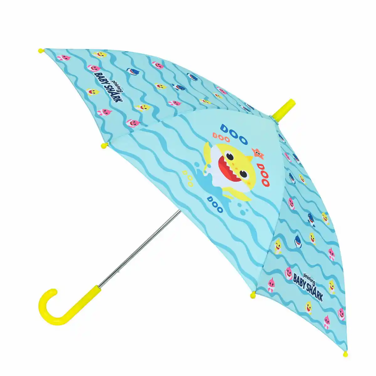 Parapluie baby shark beach day jaune bleu clair o 86 cm _3037. Bienvenue sur DIAYTAR SENEGAL - Où le Shopping est une Affaire Personnelle. Découvrez notre sélection et choisissez des produits qui reflètent votre unicité et votre individualité.