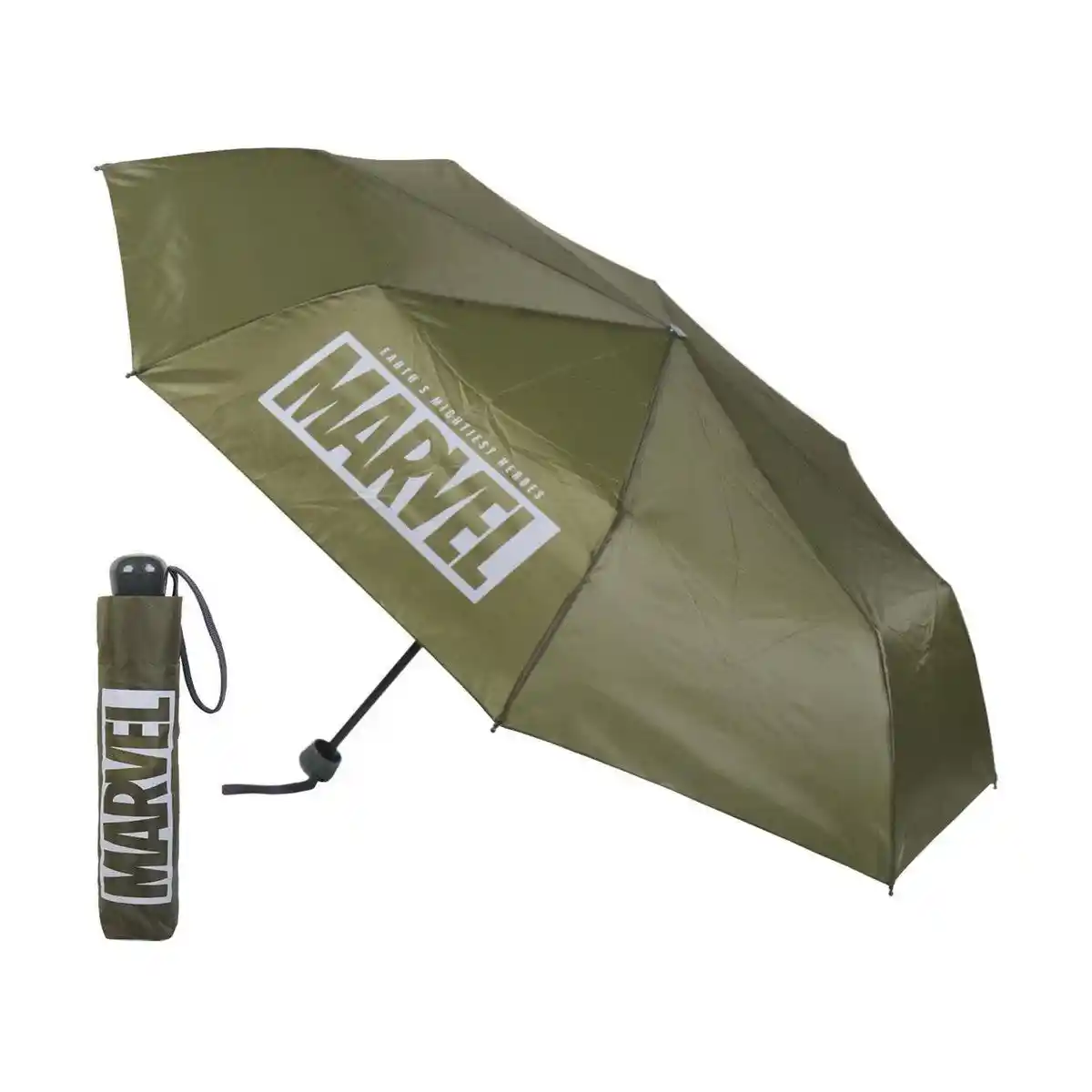 Parapluie Pliable Marvel Vert (Ø 97 cm). SUPERDISCOUNT FRANCE