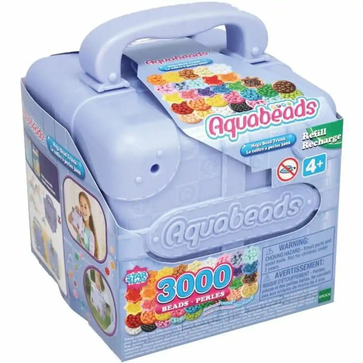 Perles de verre Aquabeads The Pearl Box 3000 Pièces. SUPERDISCOUNT FRANCE