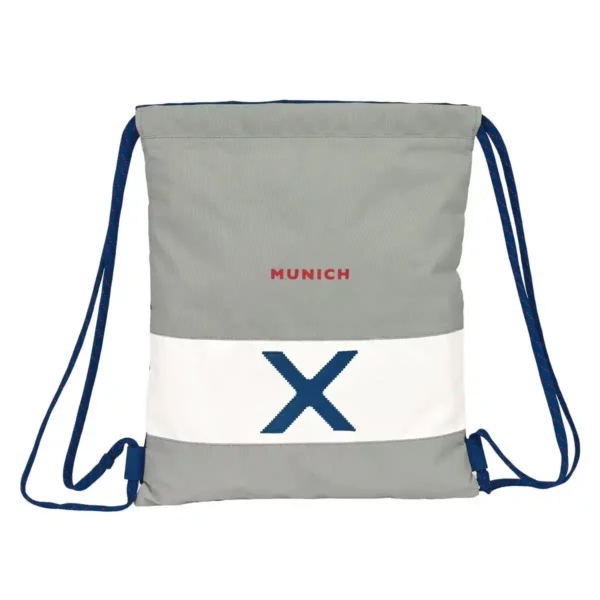 Sac à Dos à Cordes Munich College Gris (35 x 40 x 1 cm). SUPERDISCOUNT FRANCE