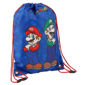 Sac à Dos à Cordes Super Mario & Luigi Bleu (40 x 29 cm). SUPERDISCOUNT FRANCE