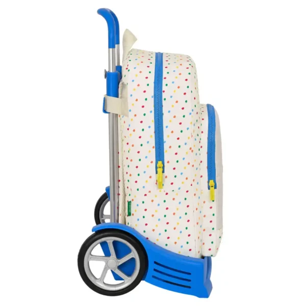 Sac à dos scolaire à roulettes Benetton Topitos (30 x 46 x 14 cm). SUPERDISCOUNT FRANCE