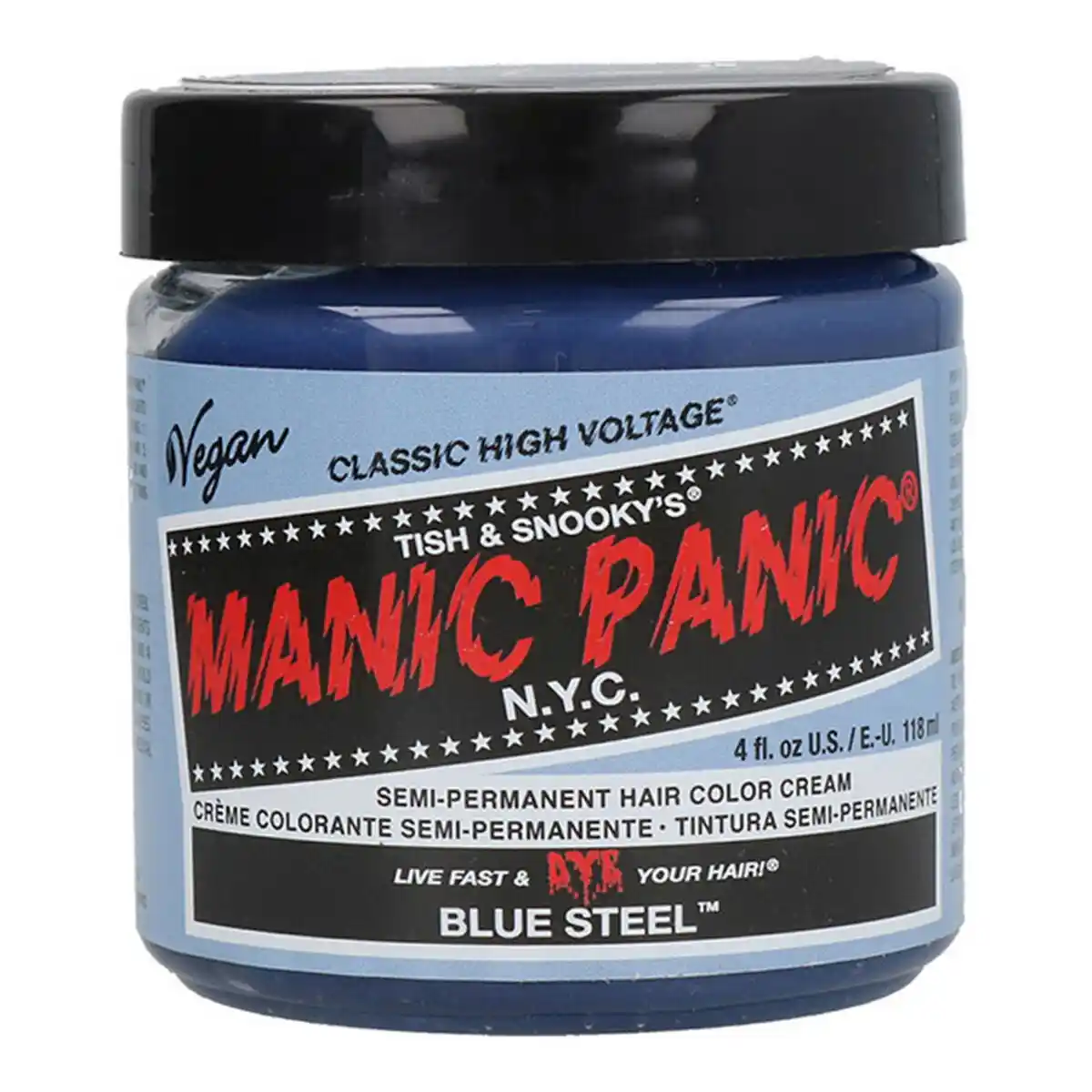 Teinture permanente classique manic panic 612600110029 bleu acier 118 ml _4530. DIAYTAR SENEGAL - Où Chaque Détail Compte. Naviguez à travers notre gamme variée et choisissez des articles qui ajoutent une touche spéciale à votre quotidien, toujours avec qualité et style.