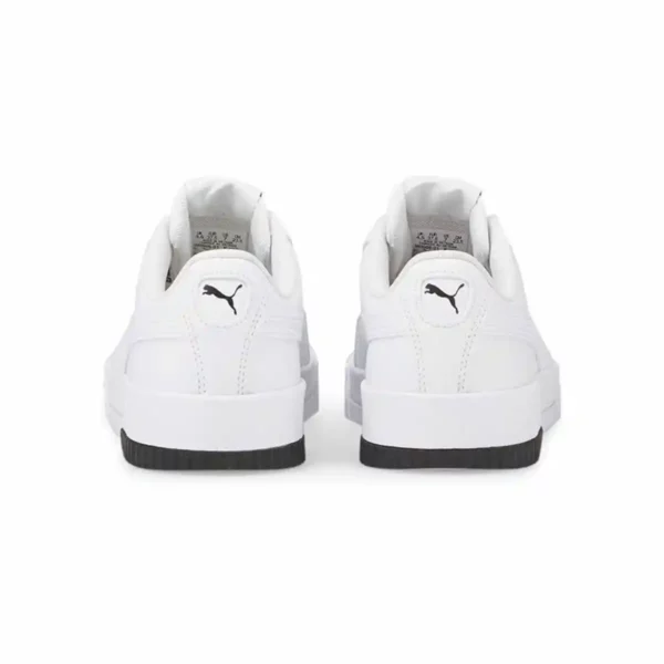 Baskets de sport pour femme Puma Carina Logomania Blanc. SUPERDISCOUNT FRANCE