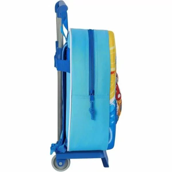 Cartable 3D à Roulettes SuperThings Bleu Clair. SUPERDISCOUNT FRANCE