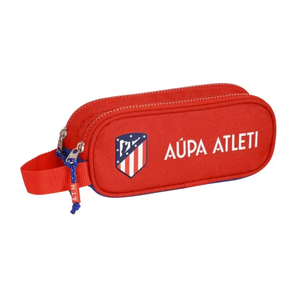 Double Cabas Atlético Madrid Rouge Bleu Marine (21 x 8 x 6 cm). SUPERDISCOUNT FRANCE