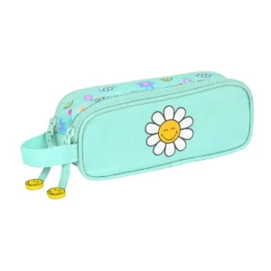 Double Carry-all Smiley Summer fun Turquoise (21 x 8 x 6 cm). SUPERDISCOUNT FRANCE