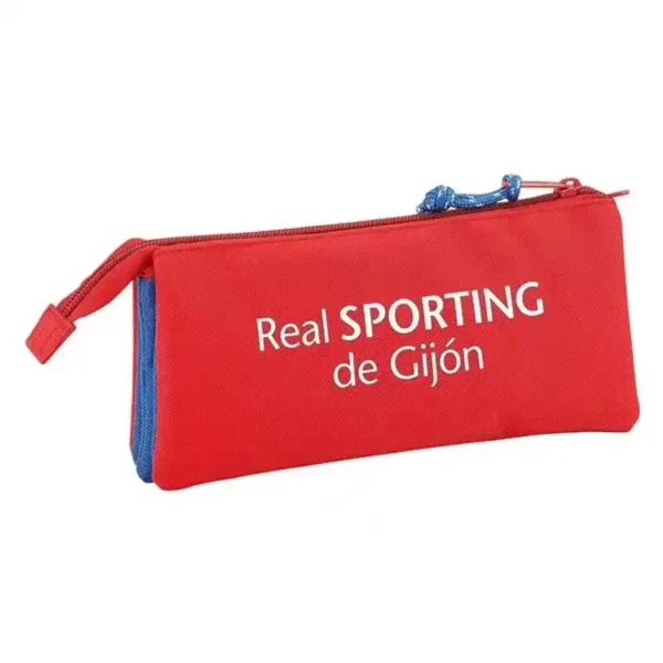 Fourreau Real Sporting de Gijón Blanc Rouge. SUPERDISCOUNT FRANCE