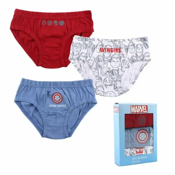 Pack de Caleçons The Avengers 3 Unités Multicolore. SUPERDISCOUNT FRANCE