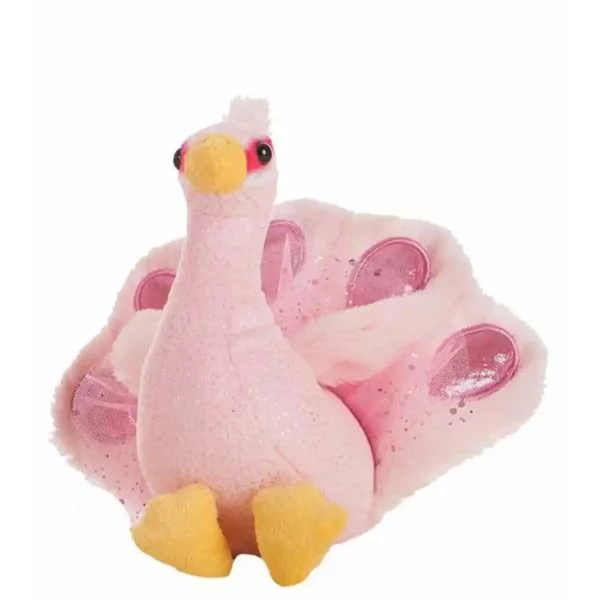 Peluche Paon 20 cm. SUPERDISCOUNT FRANCE