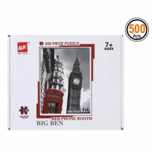 Puzzle Red Phone Booth Big Ben 500 pcs. SUPERDISCOUNT FRANCE