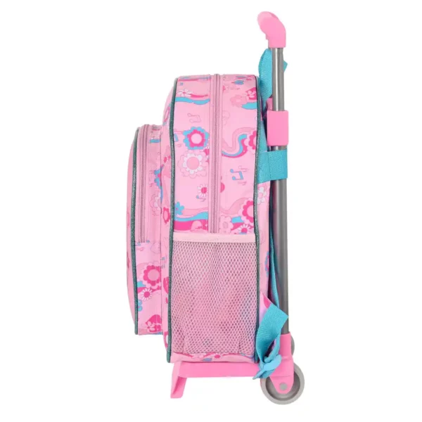 Sac à dos scolaire à roulettes LOL Surprise ! Glow girl Rose (28 x 34 x 10 cm). SUPERDISCOUNT FRANCE