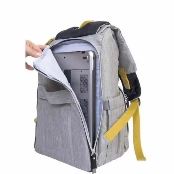 Sac à Langer Baby on Board Freestyle Yellowstone Gris Moutarde. SUPERDISCOUNT FRANCE