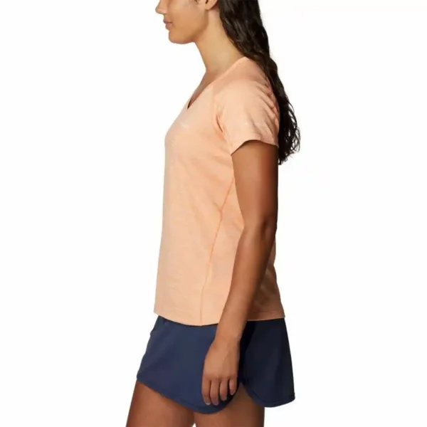 T-shirt à manches courtes pour femme Columbia Zero RulesTM Orange. SUPERDISCOUNT FRANCE