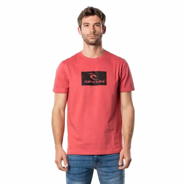 T-shirt à manches courtes pour homme Rip Curl Hallmark Red. SUPERDISCOUNT FRANCE